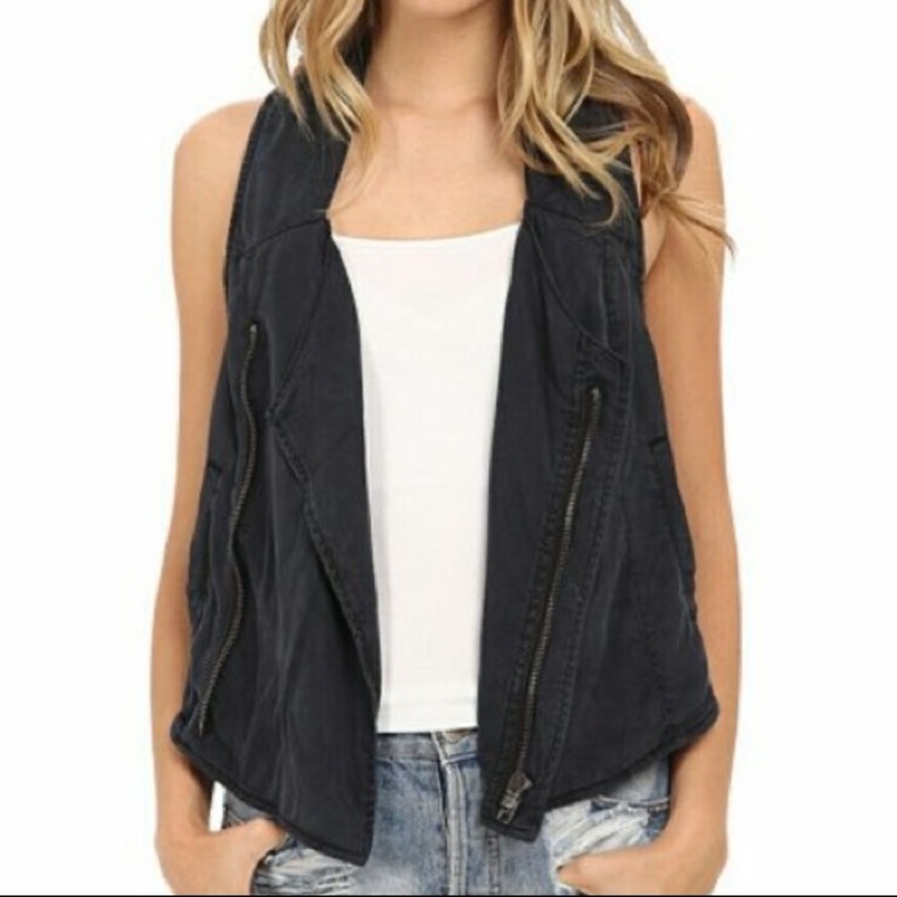Free People Moto Vest